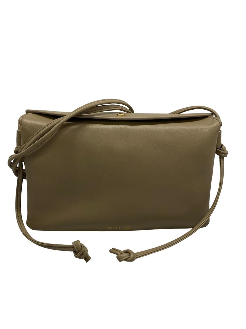 Celine Trio Flap Safari (Beige) Smooth #304915C18B